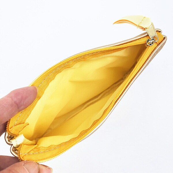 ムーミン フラットポーチ COMET イエロー MOOMIN