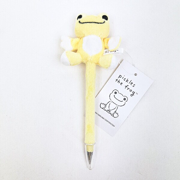 かえるのピクルス マスコットボールペン (イエロー) 文具