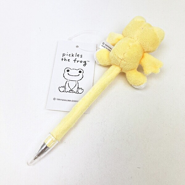 かえるのピクルス マスコットボールペン (イエロー) 文具