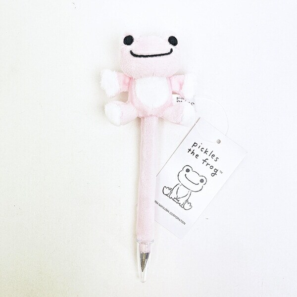 かえるのピクルス マスコットボールペン (ピンク) 文具