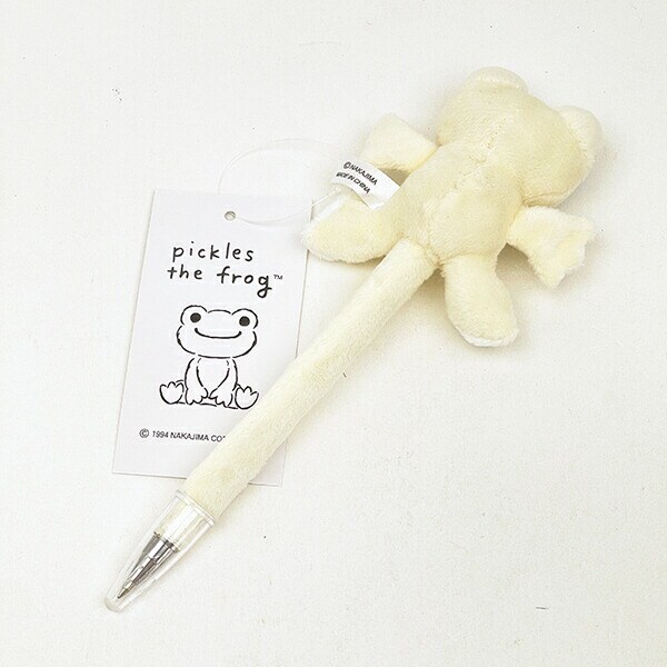 かえるのピクルス マスコットボールペン (アイボリー) 文具