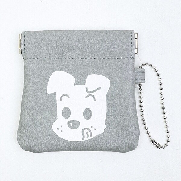 オサムグッズ ドッグ バネポーチ (グレー) OSAMUGOODS