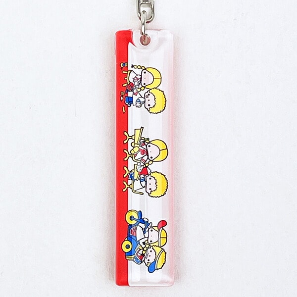 サンリオ パティ＆ジミー アクリルスティックキーホルダー 日本製 (レッド) Sanrio