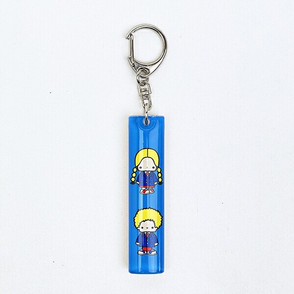 サンリオ パティ&ジミー アクリルスティックキーホルダー 日本製 (ブルー) Sanrio
