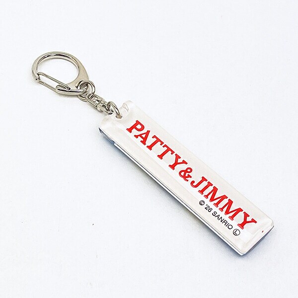サンリオ パティ＆ジミー アクリルスティックキーホルダー 日本製 (ブルー) Sanrio
