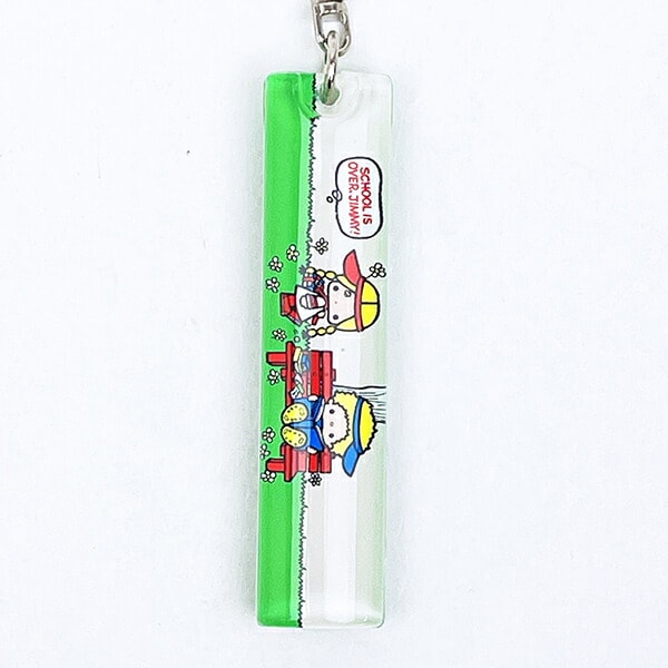 サンリオ パティ＆ジミー アクリルスティックキーホルダー 日本製 (グリーン) Sanrio