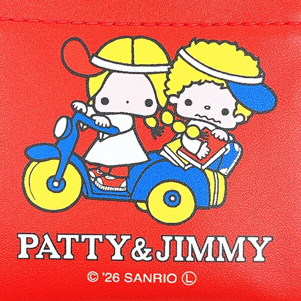 サンリオ パティ＆ジミー バネポーチ (レッド) Sanrio