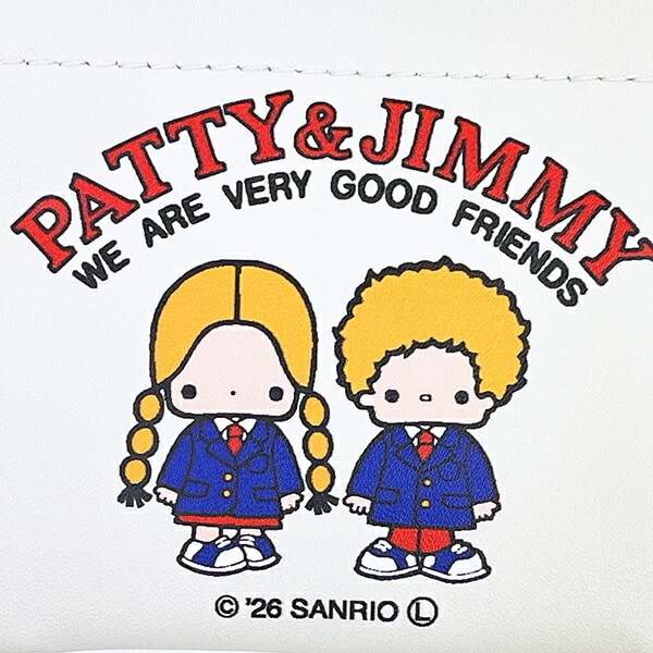 サンリオ パティ＆ジミー バネポーチ (アイボリー) Sanrio