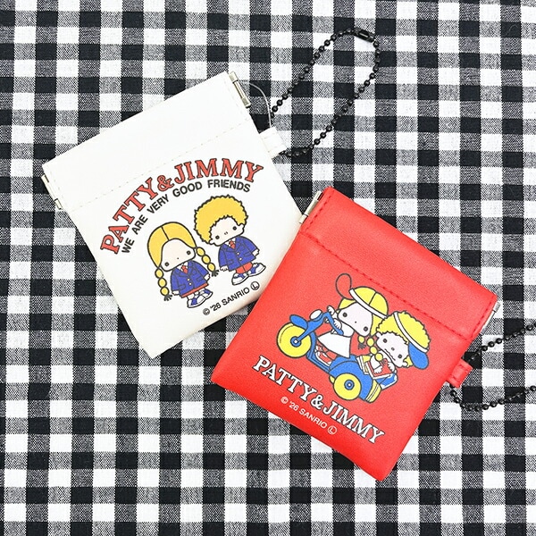 サンリオ パティ＆ジミー バネポーチ (アイボリー) Sanrio