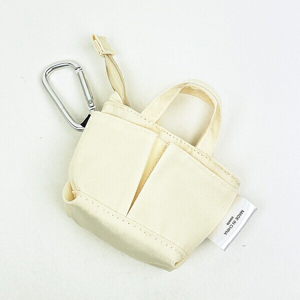 サンリオ パティ＆ジミー ミニトートバッグキーケース (アイボリー) Sanrio