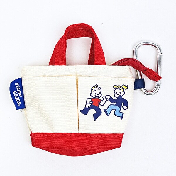 オサムグッズ ジル&ジャック ミニトートバッグキーケース (レッド) OSAMUGOODS