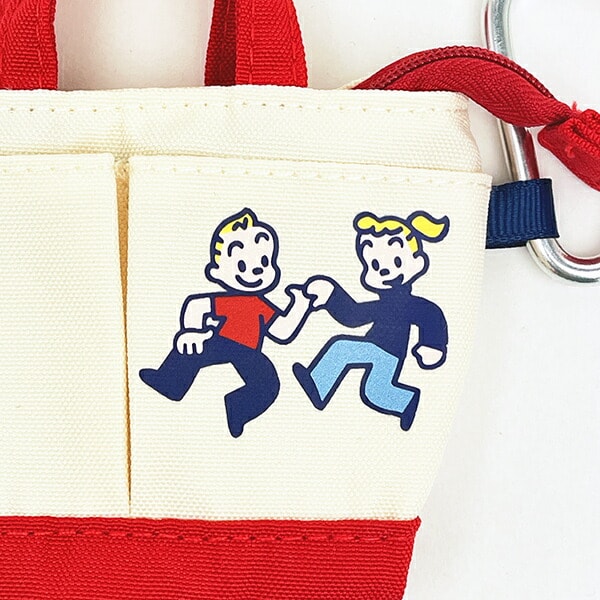 オサムグッズ ジル&ジャック ミニトートバッグキーケース (レッド) OSAMUGOODS