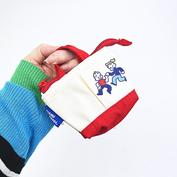 オサムグッズ ジル&ジャック ミニトートバッグキーケース (レッド) OSAMUGOODS