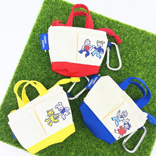 オサムグッズ ジル&ジャック ミニトートバッグキーケース (レッド) OSAMUGOODS