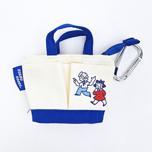 オサムグッズ ベティ＆ジョージー・ポージー ミニトートバッグキーケース (ブルー) OSAMUGOODS