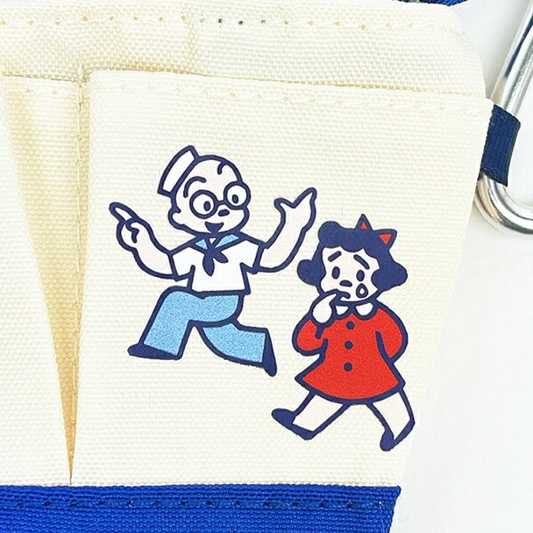 オサムグッズ ベティ＆ジョージー・ポージー ミニトートバッグキーケース (ブルー) OSAMUGOODS