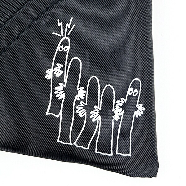 ムーミン ニョロニョロ タイニーA-BAG ブラック 小物入れ MOOMIN