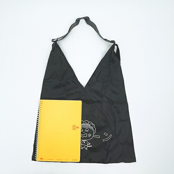 コジコジ エコバッグ A-BAG light (ガーン) ブラック