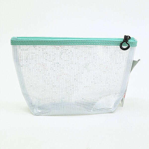 コジコジ 総柄 ターポリンマチ付きポーチ グリーン