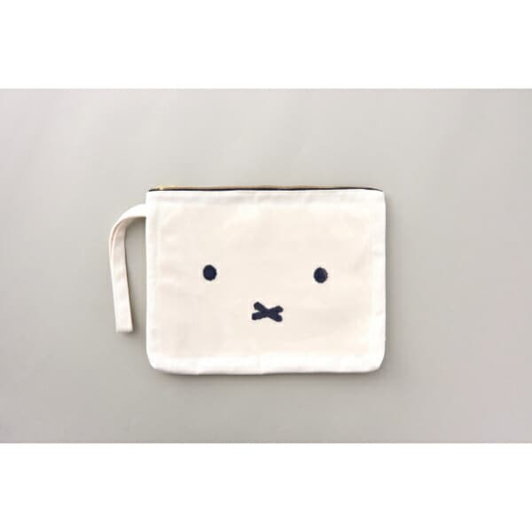 ミッフィー miffy P-BAG クラッチバッグ(ホワイト) ポーチ