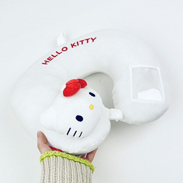 サンリオ ハローキティ カードポケット付きネックピロー トラベル Sanrio