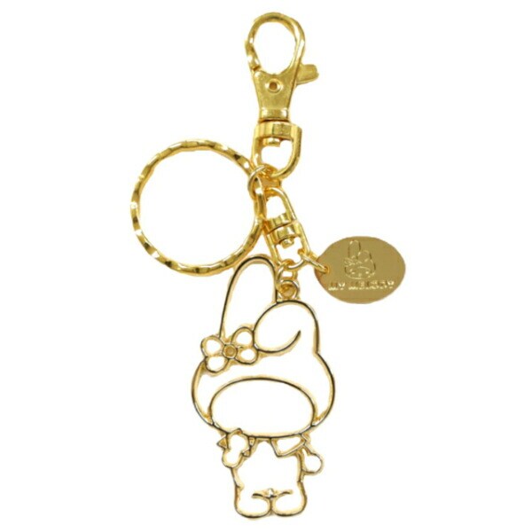 サンリオ マイメロディ ゴールドキーホルダーマイメロディ