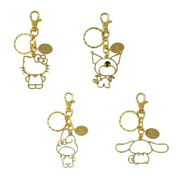 サンリオ マイメロディ ゴールドキーホルダーマイメロディ