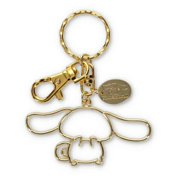 サンリオ シナモロール ゴールドキーホルダーシナモロール