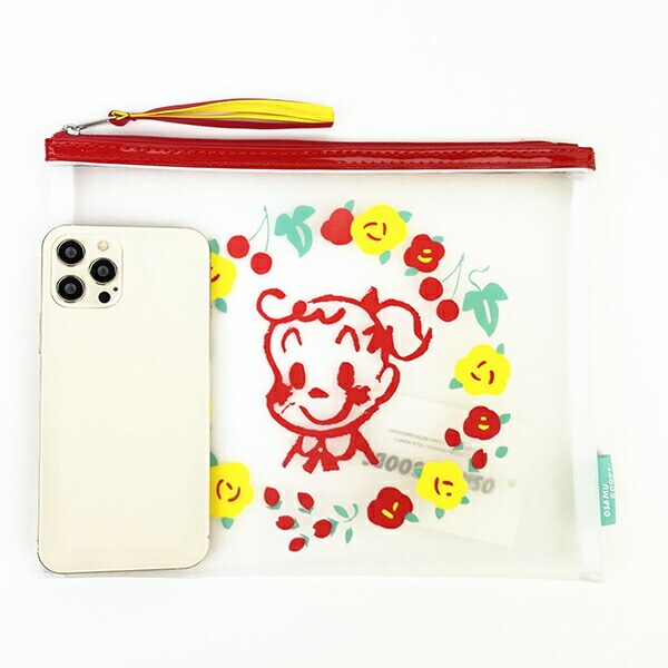 オサムグッズ ジル メッシュポーチ (ピンク) OSAMUGOODS