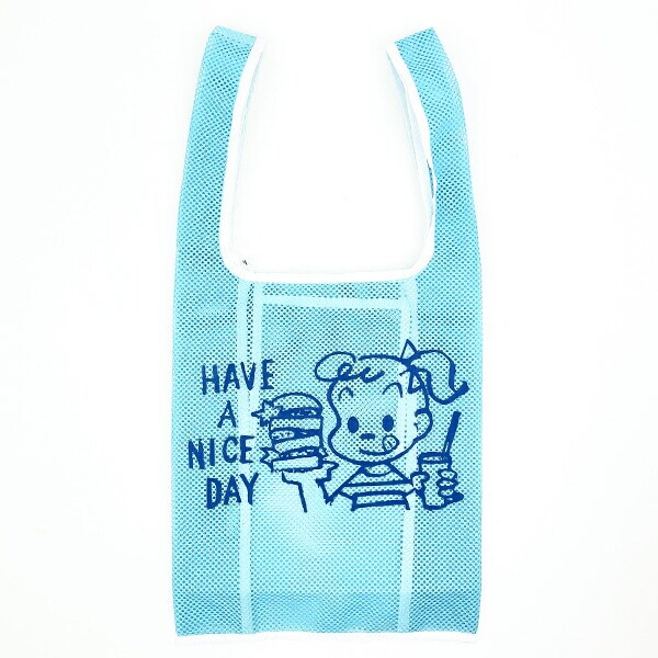 オサムグッズ ジル メッシュバッグ (ブルー) OSAMUGOODS