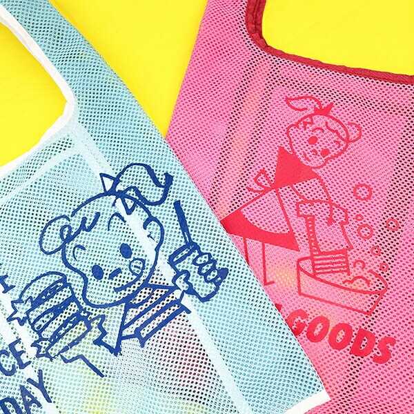 オサムグッズ ジル メッシュバッグ (ブルー) OSAMUGOODS