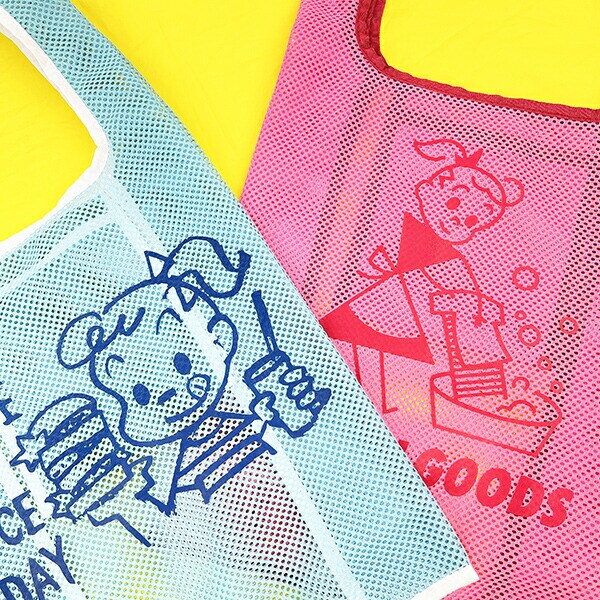 オサムグッズ ジル メッシュバッグ (ピンク) OSAMUGOODS