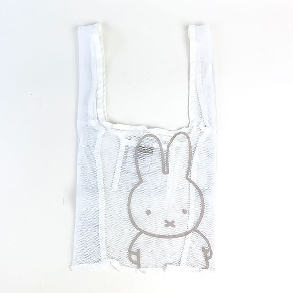 ミッフィー miffy メッシュエコバッグ wh バッグ ホワイト