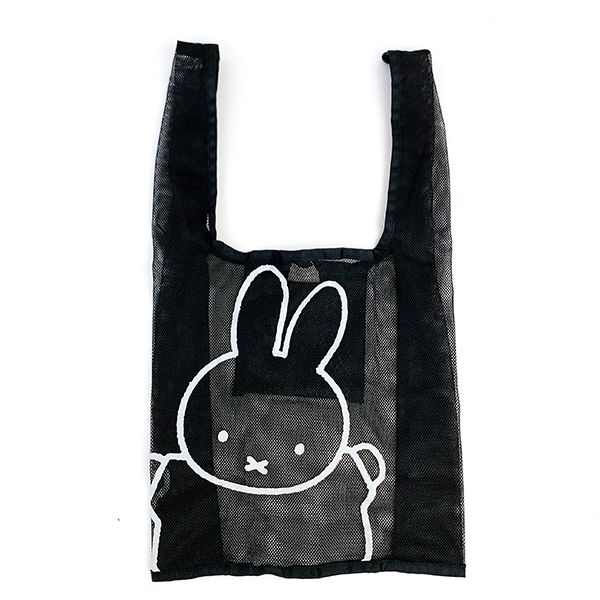 ミッフィー miffy メッシュエコバッグ bk バッグ ブラック