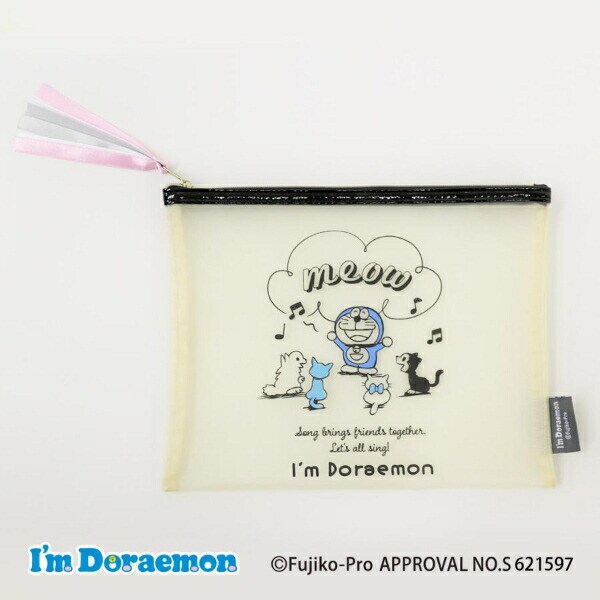 ドラえもん メッシュポーチ(フラット)