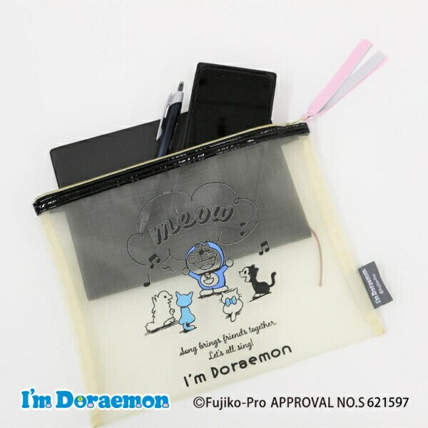 ドラえもん メッシュポーチ(フラット)