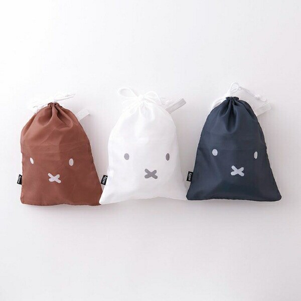 ミッフィー miffy フェイス マルチ巾着セット(3枚)