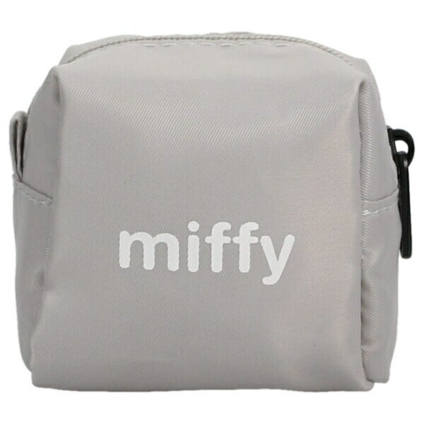 ミッフィー miffy なみだ キューブポーチ(グレー)