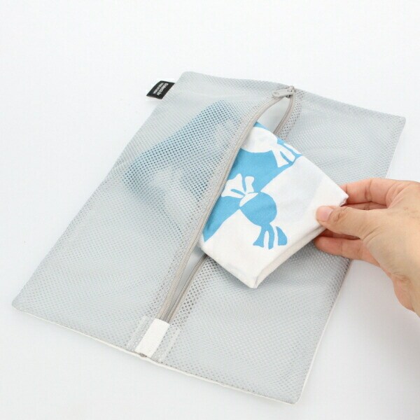 ミッフィー miffy フェイス ネットポーチ(ホワイト)