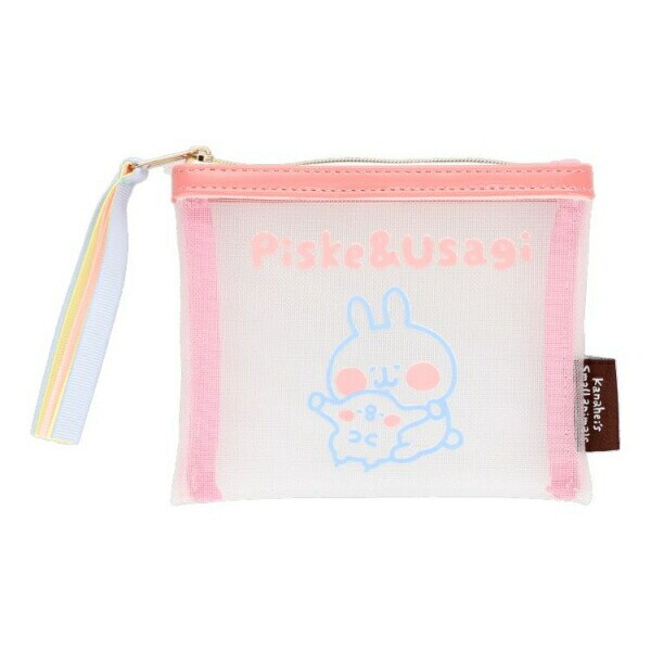 カナヘイの小動物 メッシュポーチミニ(ピンク)