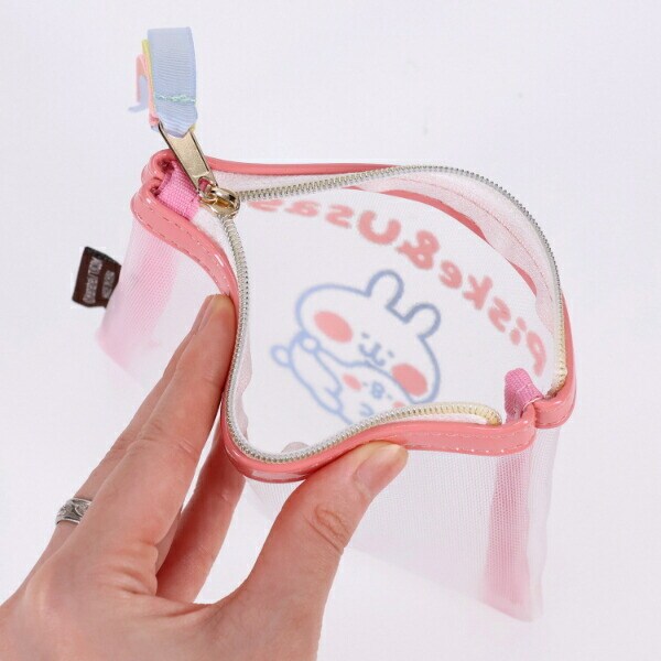 カナヘイの小動物 メッシュポーチミニ(ピンク)
