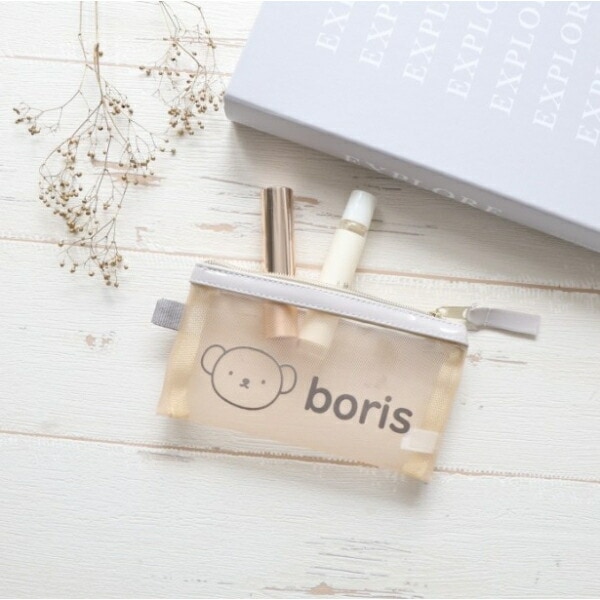 ミッフィー miffy ボリス タイニーメッシュポーチ(アイボリー)