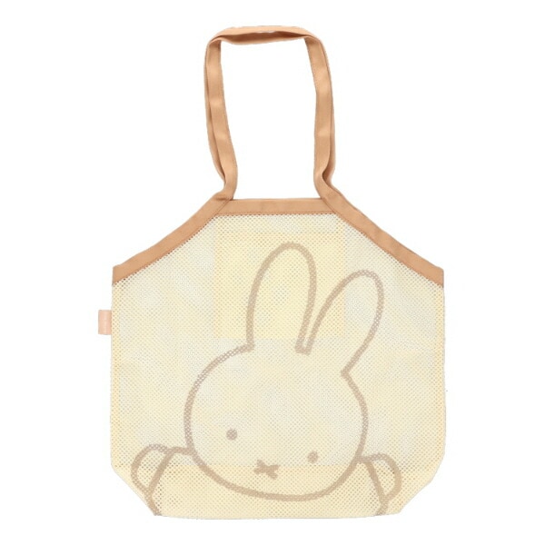 ミッフィー miffy M-BAG メッシュトートバッグ (ベージュ)