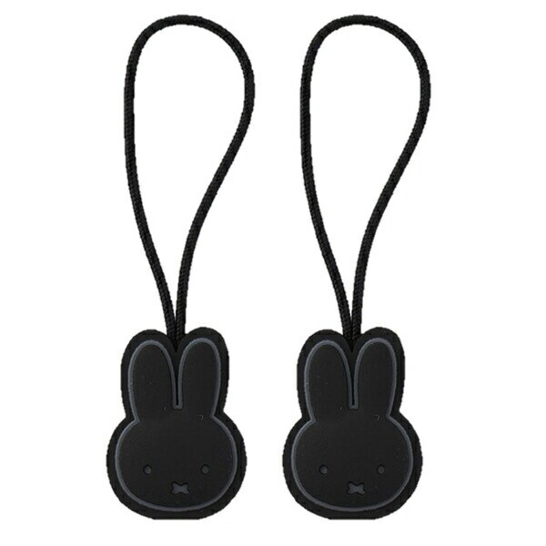 ミッフィー miffy ジッパータブ (ブラック) チャーム