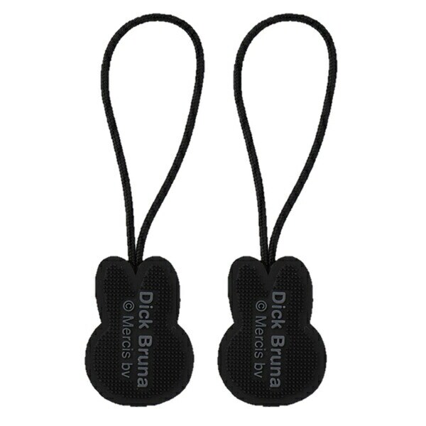 ミッフィー miffy ジッパータブ (ブラック) チャーム