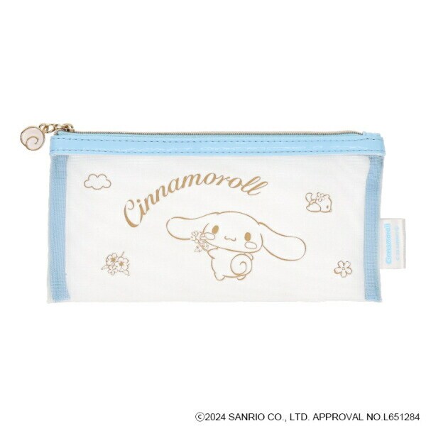 サンリオ シナモロール メッシュポーチスリム シナモン Sanrio