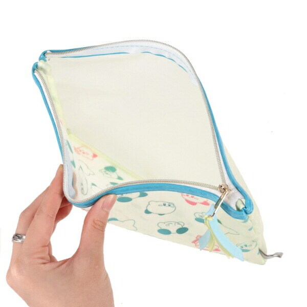 星のカービィ メッシュポーチ フラット(ブルー)