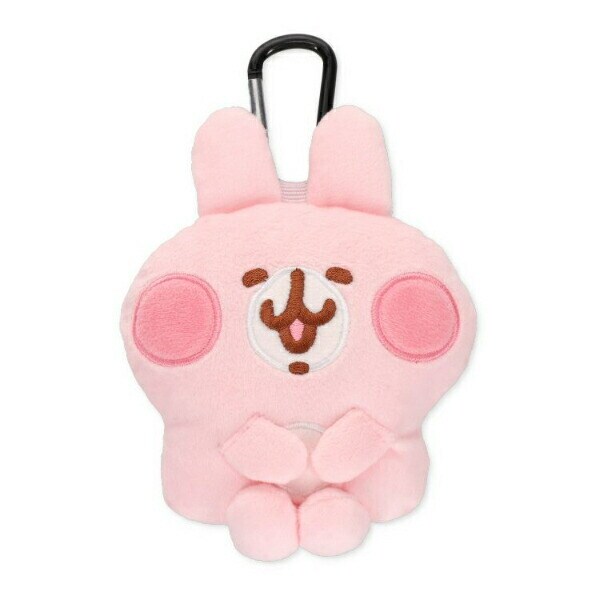 カナヘイの小動物 うさぎ カラビナ付きダイカットポーチ