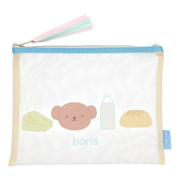 ミッフィー miffy ボリス メッシュポーチフラット (フード)