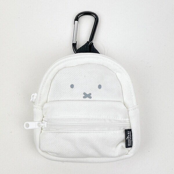 ミッフィー miffy フェイス スウェットリュック型ポーチ(ホワイト) ぬい活
